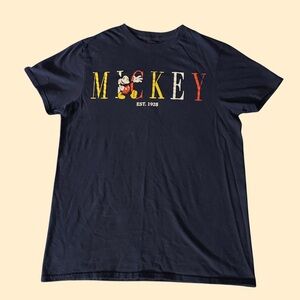 Disney Navy Blue Mickey Mouse Tee